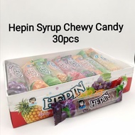 Hepin Syrup Soft Candy 30pcs Mixed Fruit Flavour