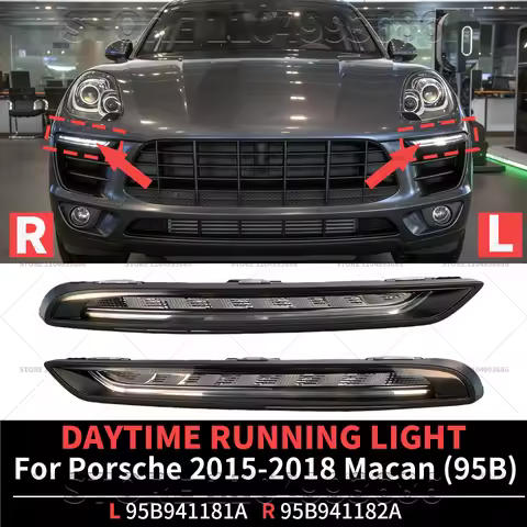 For Porsche 2015 2016 2017 2018 Macan S GTS 95B Front Bumper Daytime Running Light OEM 95B941181A 95