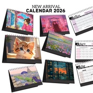 Calendar 2026 for Malaysia Brunei and Singapore Desk Calendar Table Calendar 2026 Kalendar Stand Cal