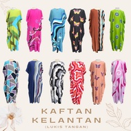 Baju kaftan batik pastel original kelantan  baju kelawar batik  baju caftan batik baju tidur batik k