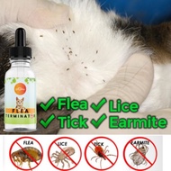 New Promo Ubat Cacing Kurap Kutu Hama Mata Kucing Dan Anti Flea Lice Tick Earmite For Pet Cat And Dog Eye Drop