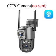 Outdoor CCTV Camera 8MP+8MP Dual Lens 360° CCTV Camera WIFI Outdoor Camera Waterproof Two-Way Audio Auto Tracking Dual Screen
