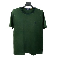 POLO RALPH LAUREN แท้ อก43 เสื้อยืดคอกลมแขนสั้นคลาสสิกสปอต ผู้ชาย