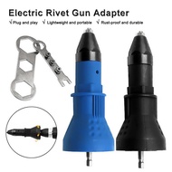 Electric Rivet Nut Gun Riveting Tool Cordless Riveting Drill Adaptor Insert Nut Tool Riveting Drill Adapter 2.4mm-4.8mm