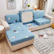Printing Sofa Seat Cushion Cover Funiture Protector Floral Corner Sofa Slipcover Elastic Couch Cover Chair Cover 1234 Seat