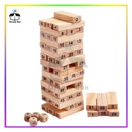 ALIAN Wooden Balance Tower Game – Kids Stacking Blocks Toy XM shop
