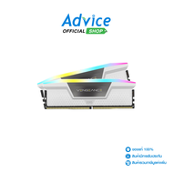 RAM DDR5(6200) 32GB (16GBX2) CORSAIR VENGEANCE RGB WHITE (CMH32GX5M2B6200C36W)