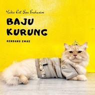 Baju Raya Kucing Rendang Emas