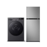 แอลจี เครื่องซักผ้า 13 กก. รุ่น FV1413S4M ซื้อคู่ ตู้เย็น 2 ประตู รุ่น GN-B212PFNR