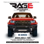 RAGE OFFROAD NUDGE BAR M SERIES RAPTOR RANGER NAVARA HILUX REVO STRADA MONTERO FORTUNER CONQUEST