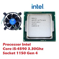 INTEL CORE I5-4590 3.3GHZ PROCESSOR / i5-4590 3.20GHz HASWELL SOCKET 1150 + FAN CORE I5 4590 + GFAN