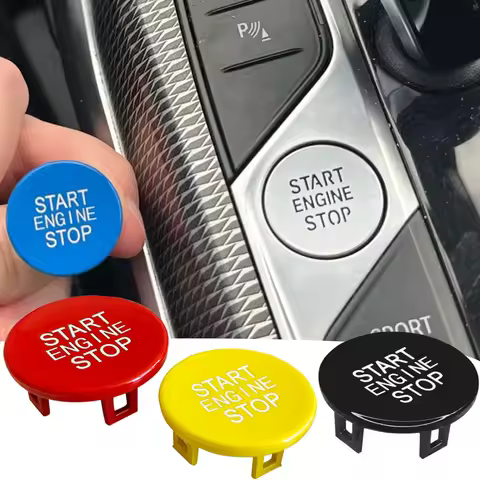 Car START STOP Engine Button Cover Key Switch Replacement Fit For BMW 1 2 3 4 8 X5 X6 X7 Z4 Series F