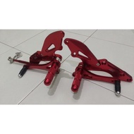 1SET BELANG150 RACING FOOTREST ALLOY CNC SUZUKI BELANG-150 RAIDER PEDAL KAKI DEPAN PEMIJAK DEPAN GEA