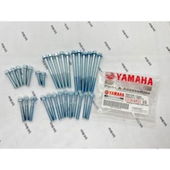 Yamaha 125 125z 125zr y125 y125z y125zr Engine Screw Cover Enjin Skru Full Set screw casing engine t