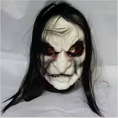 Halloween Zombie Mask Props Grudge Ghost Hedging Zombie Mask Realistic Masquerade Halloween Mask Lon