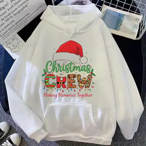 Family Christmas Crew 2026 Print Hoodies Making Memories Together Sweatshirts Funny Family Matching 