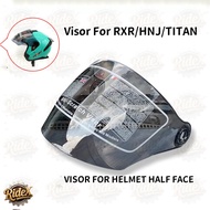 MOTORCYCLE HELMET VISOR FOR 007 RXR/HNJ/TITAN HALF FACE