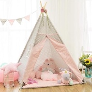 Teepee Tent for Kids Foldable Children Play Tents Fashion big kids play house play tent, children tent, princess to play"house - green_A, indoor and outdoor teepee tents Playhouse for Girls or Child