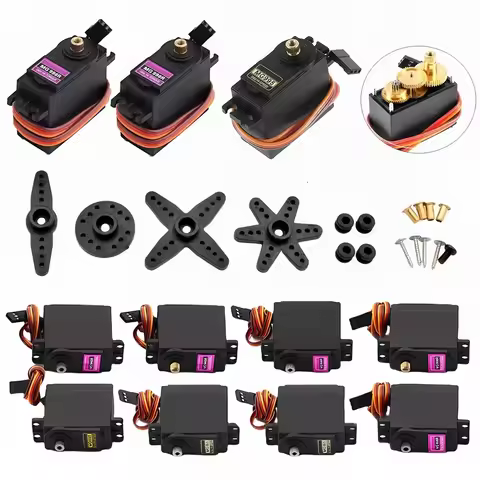 1/5pcs MG995 MG996R Servo Metal Gear for Model Helicopter Boat For Arduino UNO DIY Mechanical Arm MG