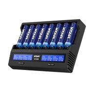 XTAR VC8 21700 18650 Charger 8 Slot Battery Charger Measuring Capacity Internal Resistance Discharge
