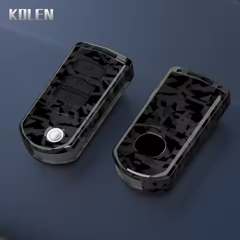 Carbon Fiber Style Car Key Case Cover Fob For Mazda 2 3 5 6 8 CX7 CX-7 CX5 CX-5 CX9 CX-9 MX5 MX-5 M6