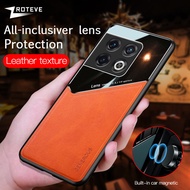 For Oneplus10 Pro Case Zroteve Leather Texture Soft Frame PC Cover For Oneplus 10 T 10T 10R One plus 11 R 11R Oneplus10R Oneplus10T Phone Cases