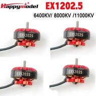 1/2/4 PCS Happymodel Ex1202.5 1202.5 6400Kv 8000Kv 11000Kv 2-3S Brushless Motor For RC FPV Racing D