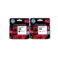 HP 46 (BLACK) / (TRI-COLOUR) INK ADVANATGE CARTRIDGES FOR HP DESKJET 2020hc/2029/2520hc AiO/2549/472