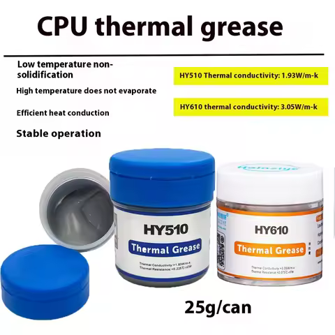 HY610 thermal conductive silicone grease CPU graphics card computer heat dissipation paste thermal c