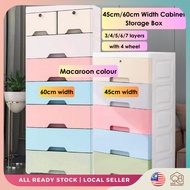 Plastic Drawer Storage Cabinet Wardrobe Drawer Storage Cabinet With Lock Drawer Baju 45cm 60cm width