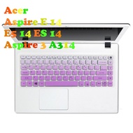 14 inch Acer Aspire A314-32 Aspire E14 E1 E5 ES 14 Silicone laptop keyboard cover protector For Acer Aspire E5-473G ES1-422 ES1-421 K4000 E5-473 E5-422 E5-432G ES1-421