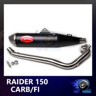 ATAKA Exhaust Pipe Full System Muffler Raider 150 Carb/FI 51MM/28MM