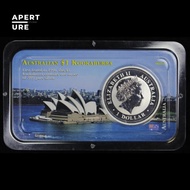 2001 1 oz Australian $1 Silver Kookaburra Silver Coin Perak Koin 1oz