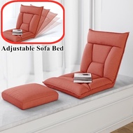 Folding Lazy Sofa Tatami Bed Chair Bedroom Single Leisure Back Chairs Foldable Floor Adjustable Cushion Sofabed Chair