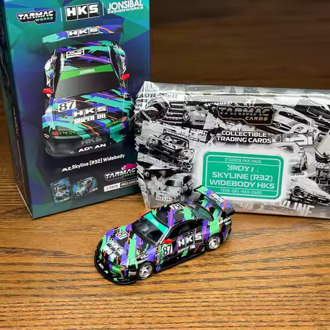 TW TarmacWorks 1:64 R32 HKS Widebody diecast model cars