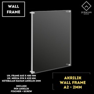 Acrylic Wall Frame A2 2mm