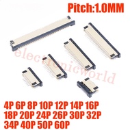 10PCS FFC/FPC Connector Flat Cable Socket 1.0MM/0.5MM Adapter 4/6/26/8/10/12/14/18/20/24/26/30/32P D