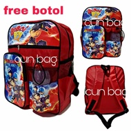 Boboy boy bag free bottle boboy boy school bag