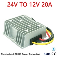 Waterproof DC/DC Voltage Converter Regulator 24V Step Down to 12V 20A Adaptor   (Size: 240W Color: