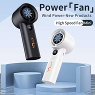 ( 199 Speed ) T100 Level 199 Speeds Adjustable Fan Super High Speed Rechargeable Desktop Handheld Fa
