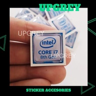 Laptop Sticker INTEL CORE i7 8th Sticker PC Computer Accessories Embossed