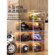 Helmet Storage Artifact Transparent Household Hat Motorcycle Gear Placement Rack Display Box Motorcy