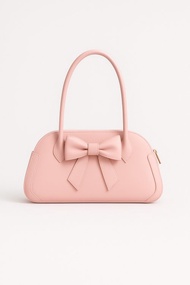 柔粉蝴蝶結保齡球包