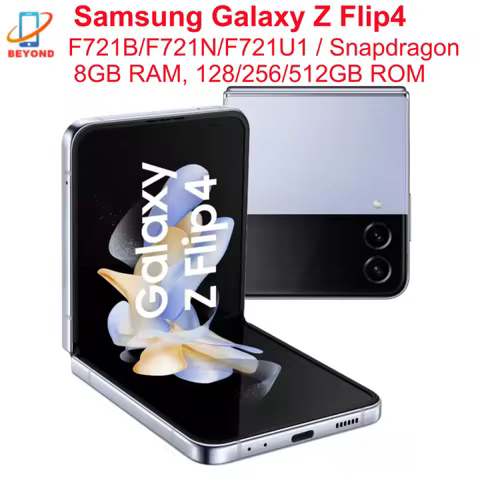 Samsung Galaxy Z Flip4 Z Flip 4 5G F721U1 F721B F721N 6.7" 8GB 128/256/512GB NFC Snapdragon Foldable
