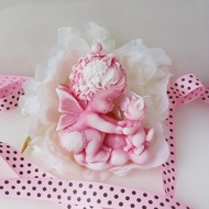 可愛花仙子 女孩與猫 香氛手工皂  Jo Malone 英國梨與小蒼蘭香味