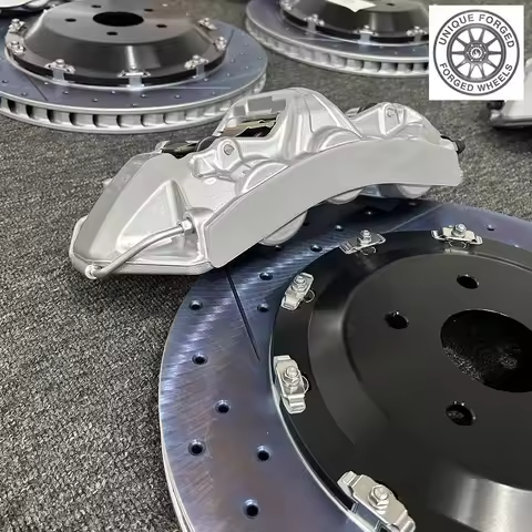26 Style Custom Color Floating Rotor Disc Big Brake Kit 6 Piston Caliper 355mm Slotted Rotor Full Se