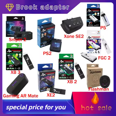 New Brook Series: Brook Sniper 2/ Flashman/ Xone SE2/ Gaming AR Mate/Wingman XB 3/Wingman PS2/Wingma