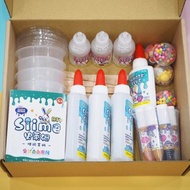 【愛玩色創意館】Slime史萊姆DIY豪華組 無硼砂 無毒史萊姆