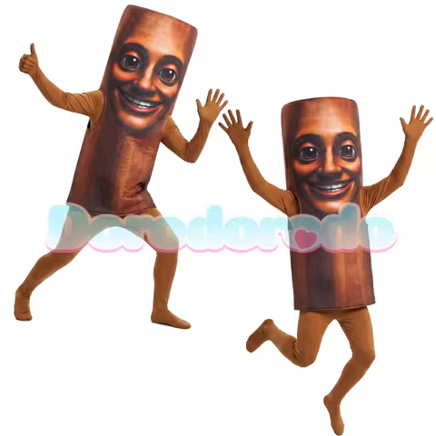 Hallowmas Tung Sahur Cosplay Costume Tung Tung Tung Sahur Jumpsuits Role Play Tung Pajamas For Hallo