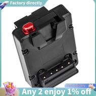 V Mount V-Lock Battery to NP-F F550 F570 F750 F970 Dummy Battery Converter Black Battery Adapter Pla